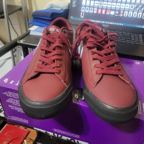 Nike SB Blazer Low Pro GT Grant Taylor Team Red Light Blue DV1226-600 11 & 12 - Picture 11 of 15